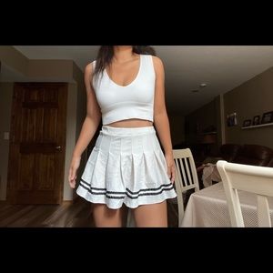 White Tennis Skirt, size S.